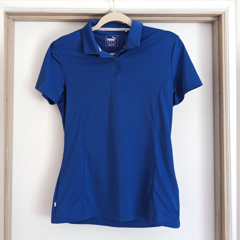Women's Blue Puma Golf Shirt